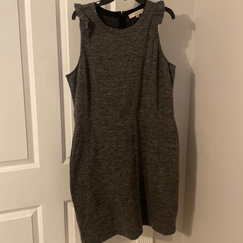 J Crew wool grey dress - never worn
